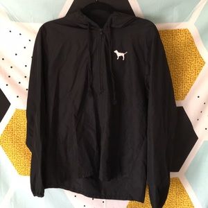 PINK half-zip anorak